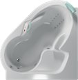 Anatomic hydromassage bathtubs