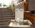 CPM 300 sloping staircase platform