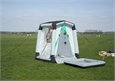 Inflatable decontamination showers