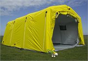 Inflatable rescue tents