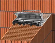 Mortar and fasade rendering for grinded brickwork 