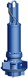Submersible pumps in discharge tube