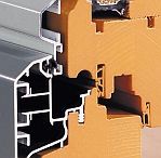 Wood aluminum windows
